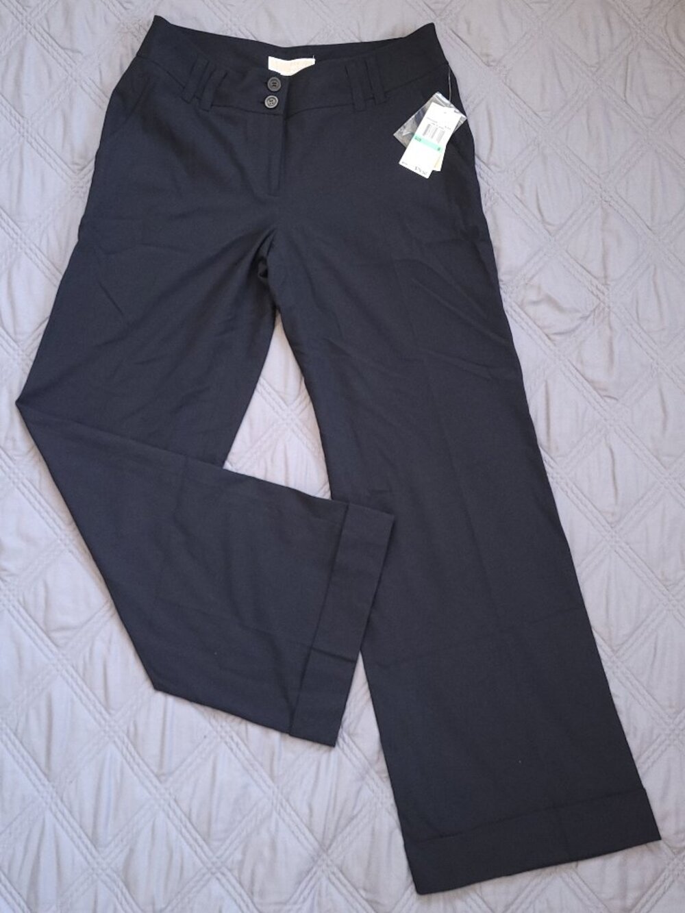 New MICHAEL KORS black dressy pants-Low rise, wide leg